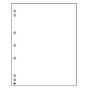 Hojas separadoras Numis, blanca, paquete de 10