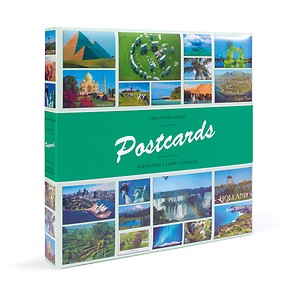 Álbum POSTCARDS para 600 tarjetas postales, con 50 fundas firmemente encuademadas