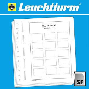 LEUCHTTURM hojas de Álbum neutras para ATMs modelo 'Klüssendorf', RFA