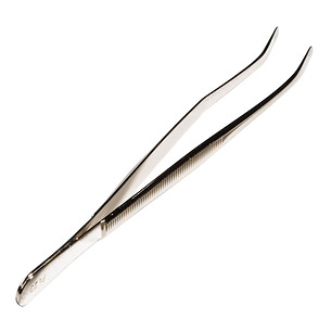 Pinzas 42, Luxus, 12 cm, modelo: curvo, Punta de Pala