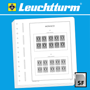 LEUCHTTURM SF-hojas preimpresas Mónaco carnets 1987-2020