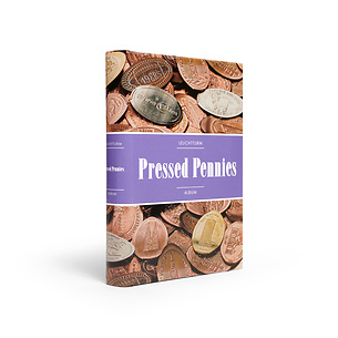 Álbum de bolsillo para 48 Pressed Pennies (monedas souvenir)