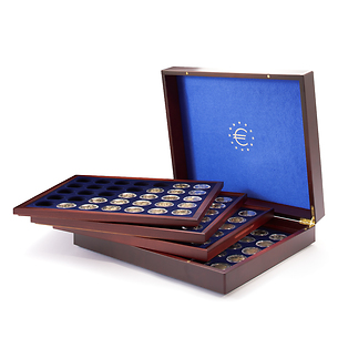 Volterra Quattro - Estuche para 140 monedas de 2 Euro en cápsulas