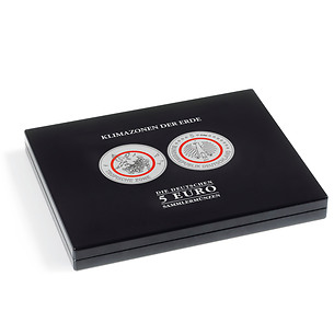Estuche para monedas de colección alem. de 5 € 'Zonas climáticas de la Tierra' encápsulas
