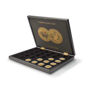 Volterra Uno - Estuche para 30 monedas de oro «Maple Leaf» en cápsulas