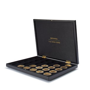 Estuche para 30 monedas de oro Britannia (1 oz.) en cápsulas