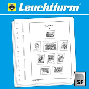 Leuchtturm hojas preimpresas Mónaco