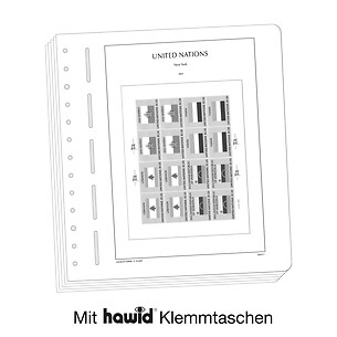 Leuchtturm SF Hojas preimpresas ONU Nueva York, banderas