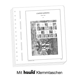 Leuchtturm SF Hojas preimpresas ONU Viena, minihoja