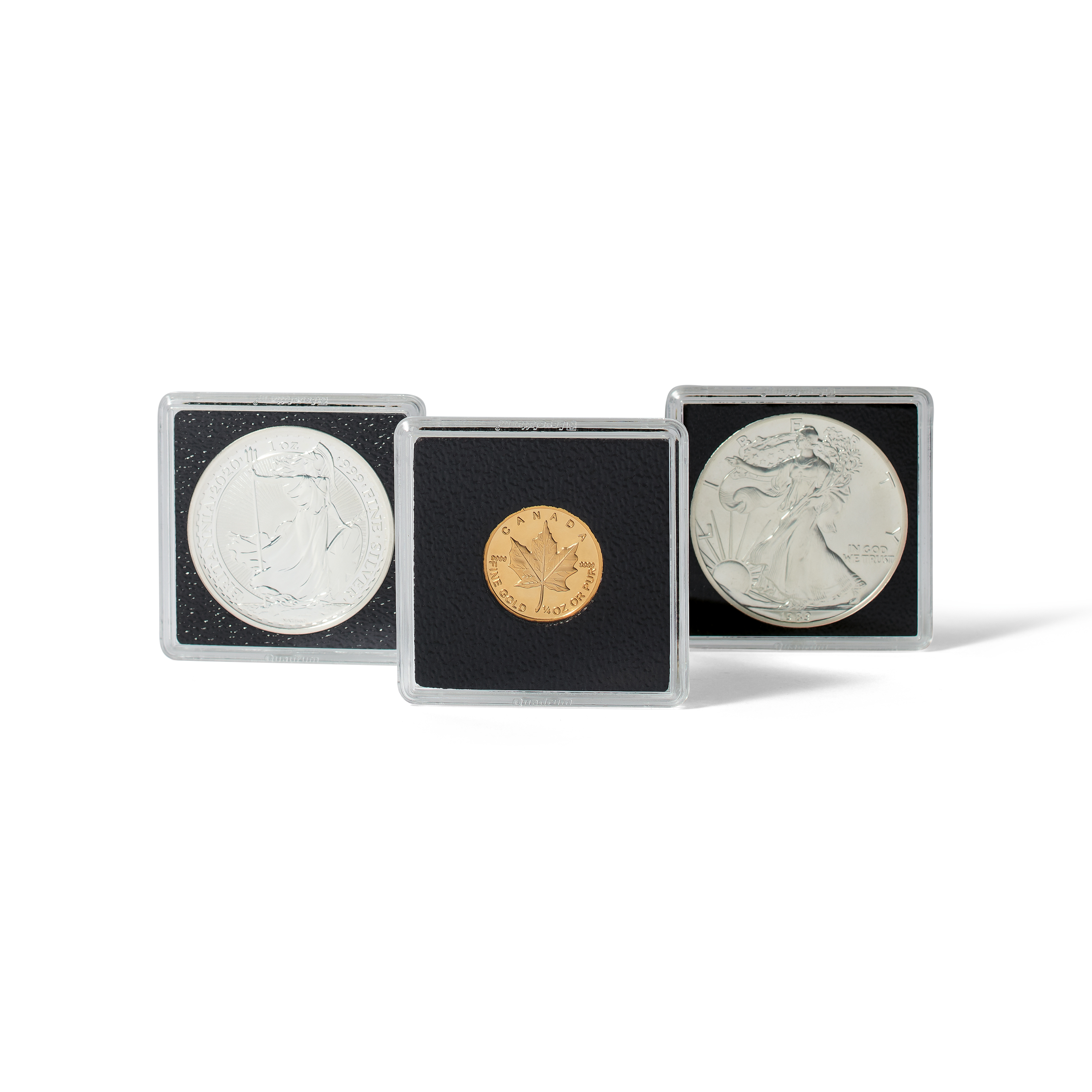 Cápsulas de monedas cuadradas