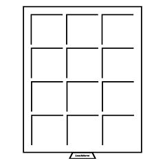 64 x 64 mm 12 compartimentos