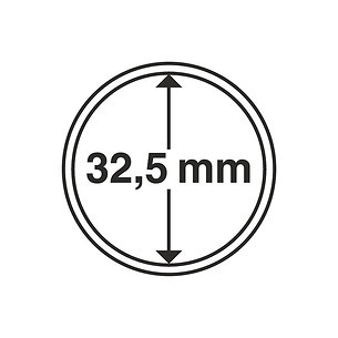 Cápsulas de monedas diámetro interior 32,5 mm