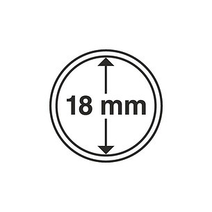 Cápsulas de monedas diámetro interior 18 mm