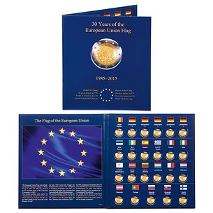 Álb. PRESSO para 23 monedas conmemorativas europ. de 2€ 