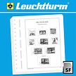 Leuchtturm SF-hojas preimpresas Berlín combinaciones 1949-1989