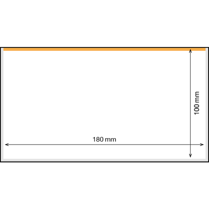 Hojas para billetes de banco Basic 180, paquete de 50, 180x100mm