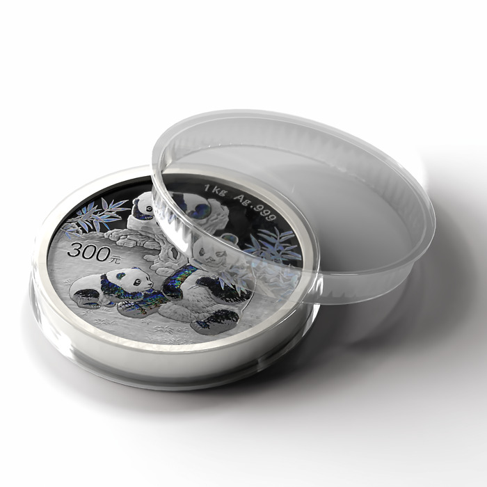 Cápsula para monedas Ultra XL 100  de 100 mm, qaquete de 1