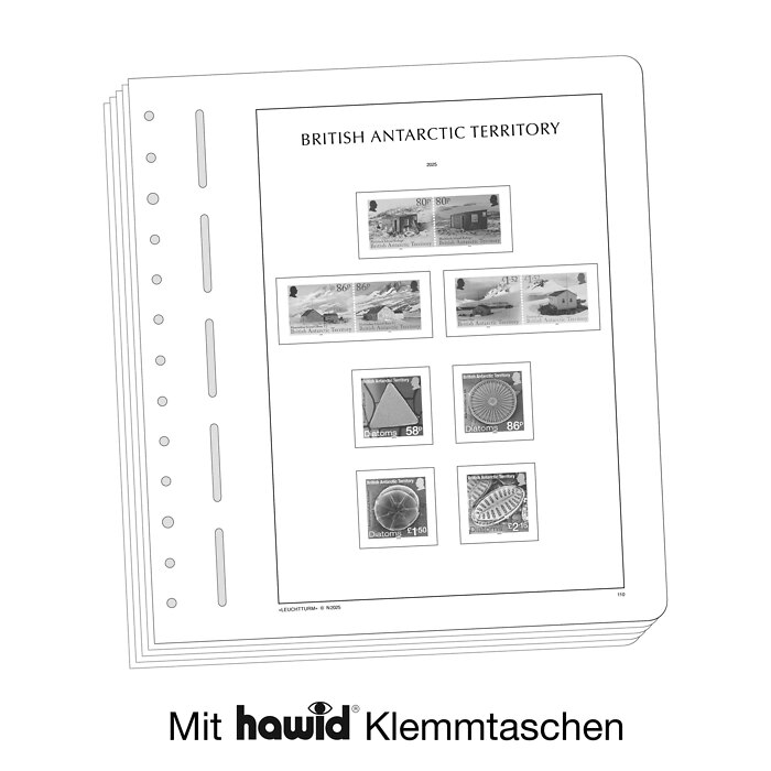 Leuchtturm suplemento-SF Antártida Británica 2025