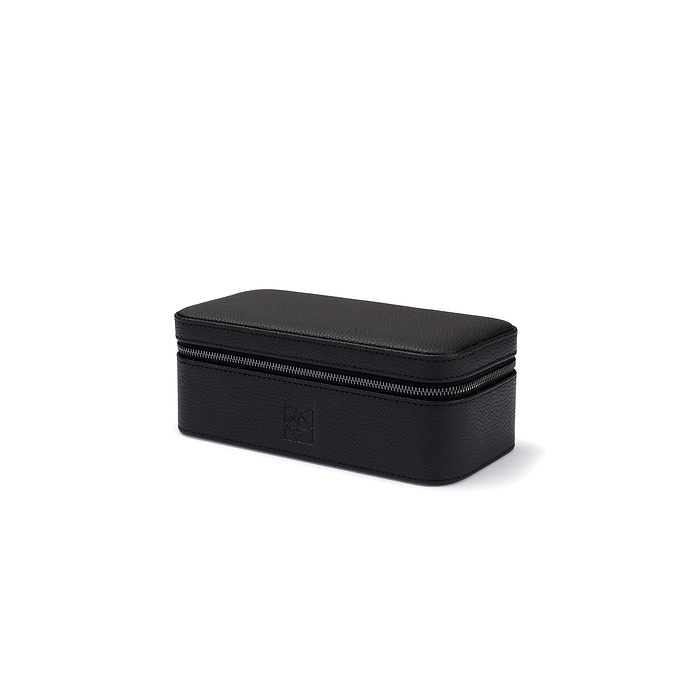Estuche de viaje para relojes Vigil, 3 compartimentos, negro