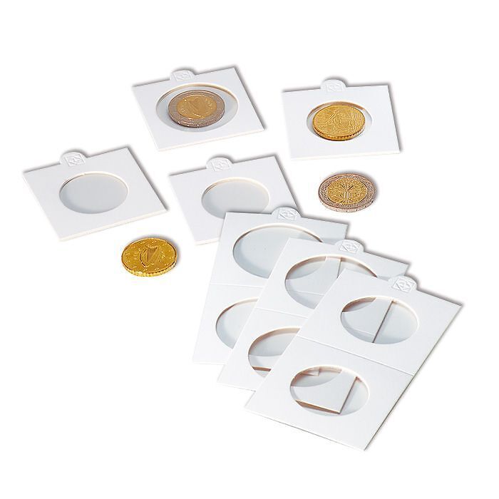 Cartones de monedas MATRIX, blanco, diámetro 2,5 mm, autoadhesivos, 1.000unidades