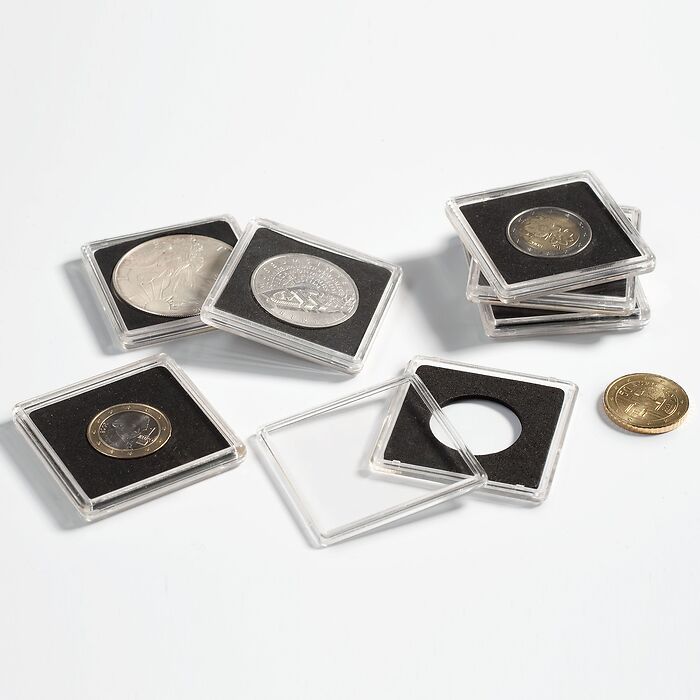 Cápsulas de monedas QUADRUM diámetro interior 22 mm p. 100