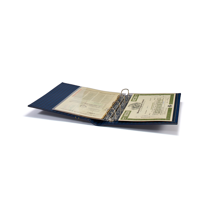 Tapa de anillas Grande, diseño Classic con cajetín protector, azul