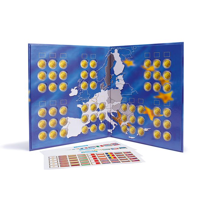 Álbum para monedas PRESSO, Euro-Collection para monedas de 2 Euros