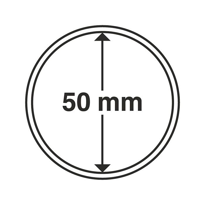 Cápsulas de monedas diámetro interior 50 mm