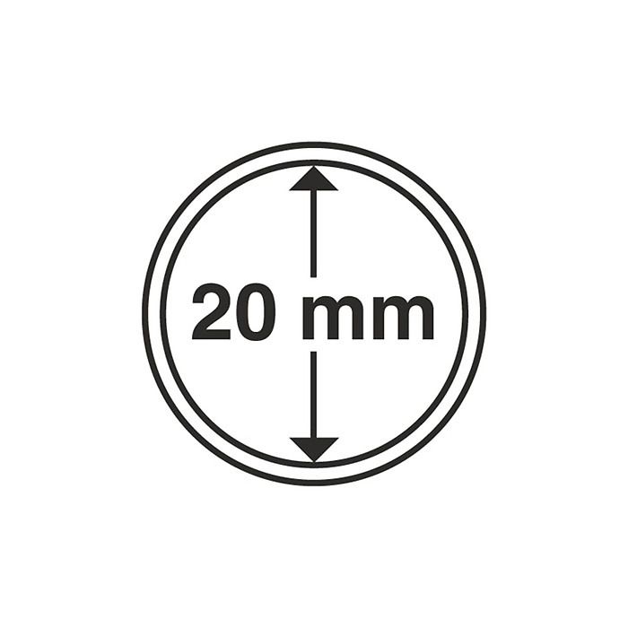 Cápsulas de monedas diámetro interior 20 mm
