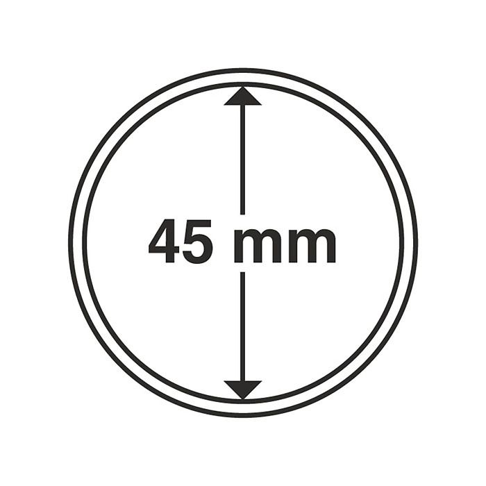Cápsulas de monedas diámetro interior 45 mm