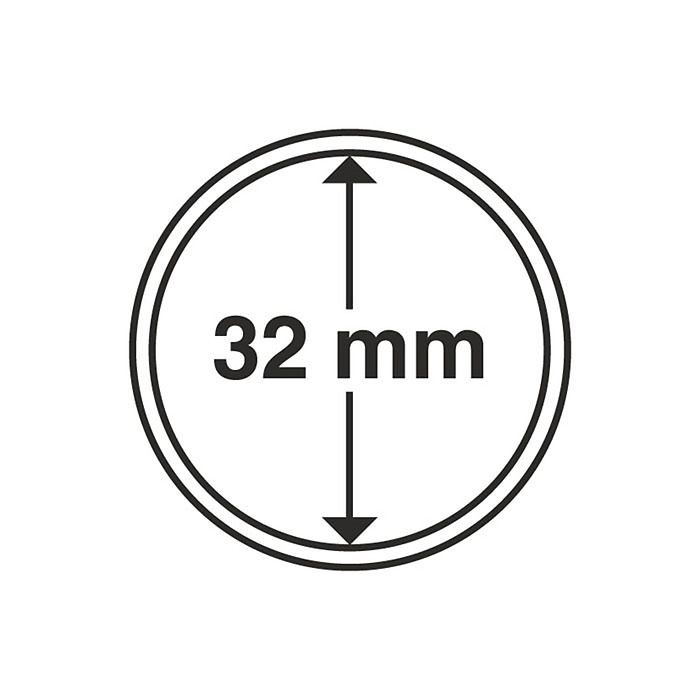 Cápsulas de monedas diámetro interior 32 mm