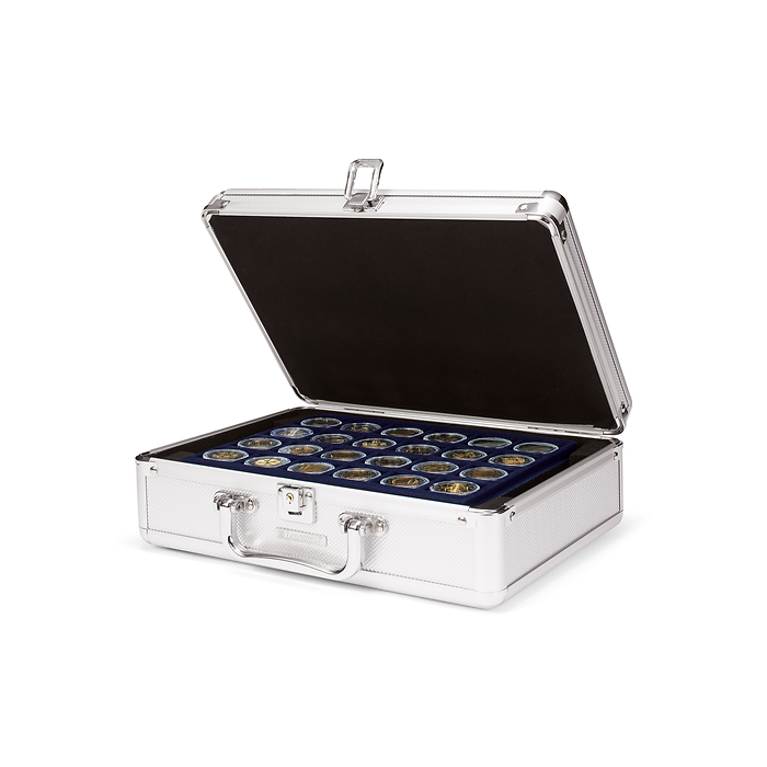 Maletín moneda Cargo S6 para 112 monedas incl. 6 bandejas de monedas