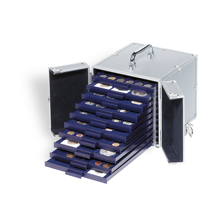 Bandeja para monedas Smart, con 12 divisiones esquinadas de   50 mm Ø
