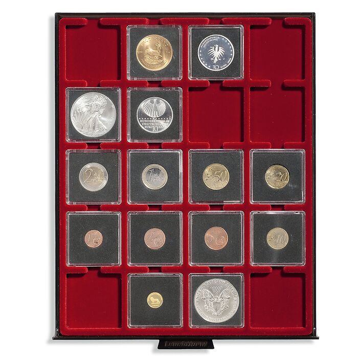 Cápsulas de monedas Quadrum diámetro interior 14 mm