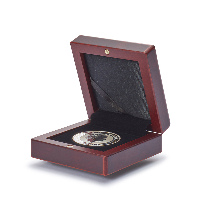 Estuche de Madera Volterra, para 1 moneda de 41 mm Ø