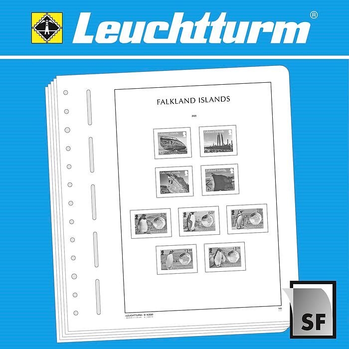 LEUCHTTURM SF-hojas preimpresas Islas Malvinas 2000-2009