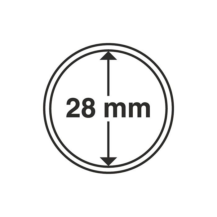 Cápsulas de monedas diámetro interior 28 mm