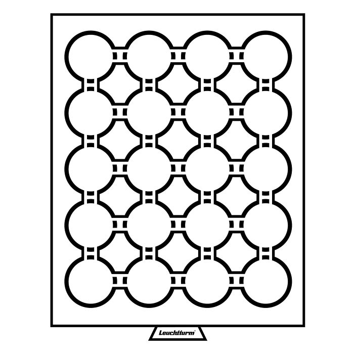 Bandeja para monedas MB 20 divisiones para GRIPS 41, color humo