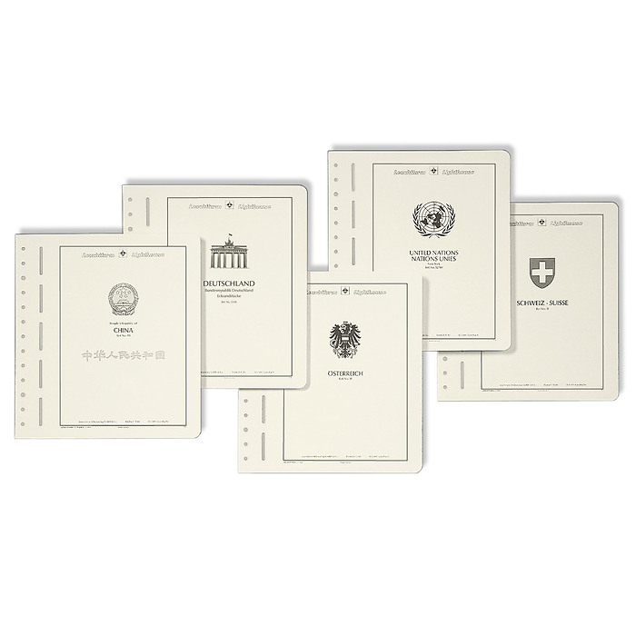 LEUCHTTURM Hoja Rotulada con Escudo 'France'