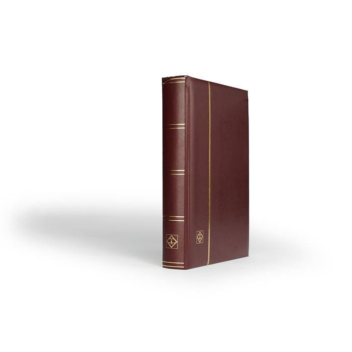 Comfort clasificador,DIN A4, 64 páginas negras, tapa acolchada, rojo