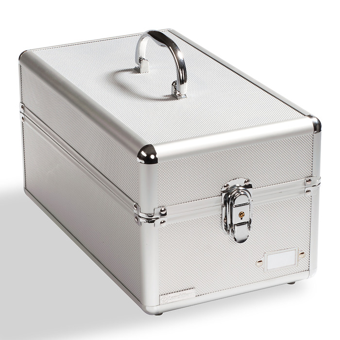 Maletín de coleccionismo Cargo MULTI, plateado