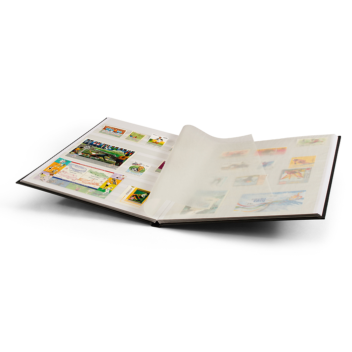 Basic clasificador, DIN A4, 16 páginas blancas, tapa no acolchada, negro