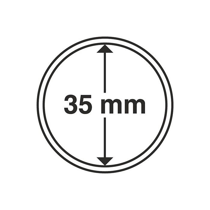 Cápsulas de monedas diámetro interior 35 mm