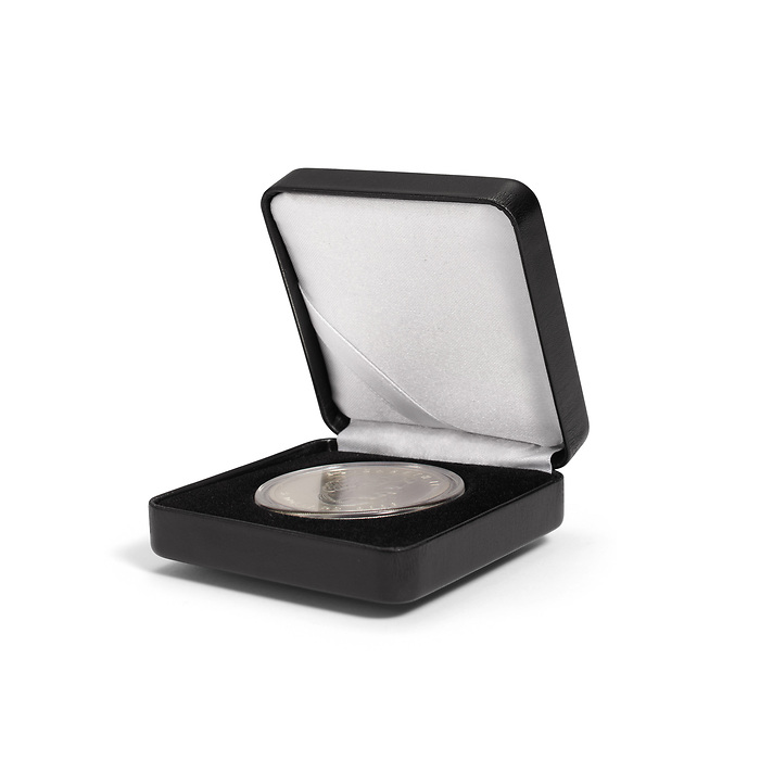 Estuche Nobile para monedas, hasta Ø 44 mm, negro
