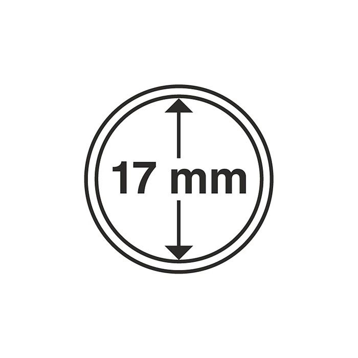 Cápsulas de monedas diámetro interior 17 mm