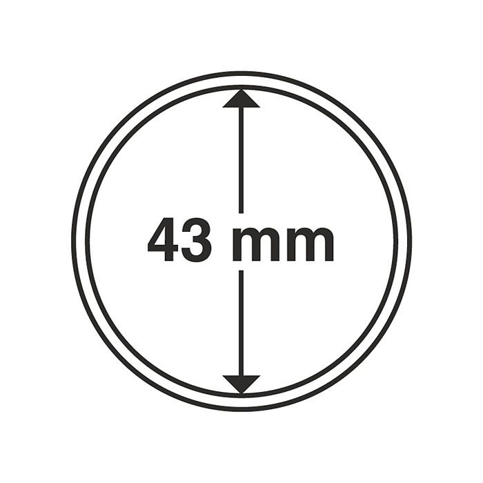 Cápsulas de monedas diámetro interior 43 mm