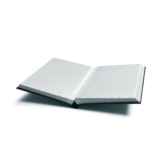 Comfort clasificador, DIN A4,  64 páginas blancas, tapa acolchada, negro