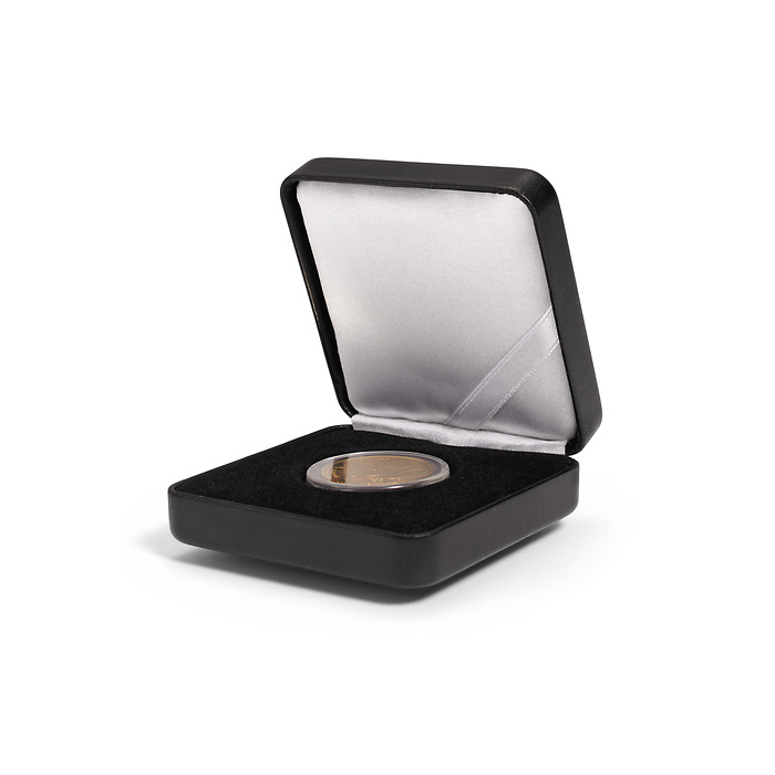 Estuche Nobile para monedas, hasta Ø 30 mm, negro