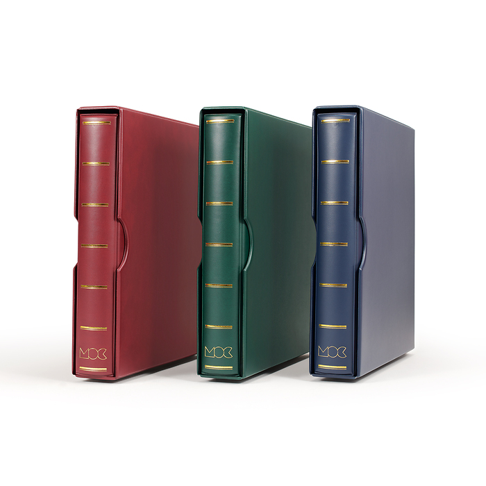 MOC tapa de anillas, classic diseño, con cajetín projoector, rojo