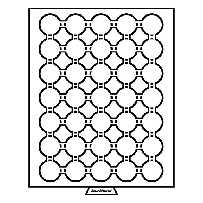 Bandeja para monedas MB 35 divisiones para GRIPS 29, color humo